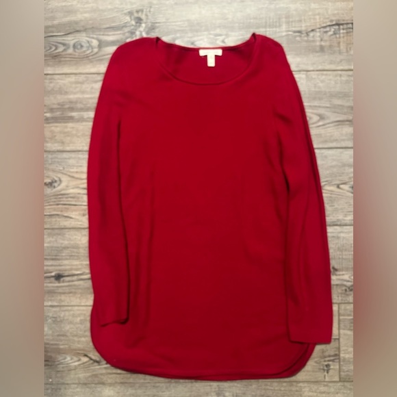 Eileen fisher oversized tunic or dress xs but fits up to large red - Picture 1 of 3